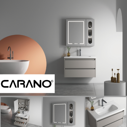 TỦ KỆ LAVABO CARANO MODEL F0803-8D (MODEL: F0803-8D)