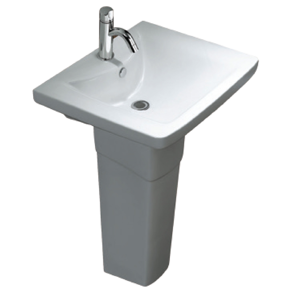 CHẬU RỬA CARANO CHÂN DÀI K68B3 ( LAVABO MODEL: K68B3 )