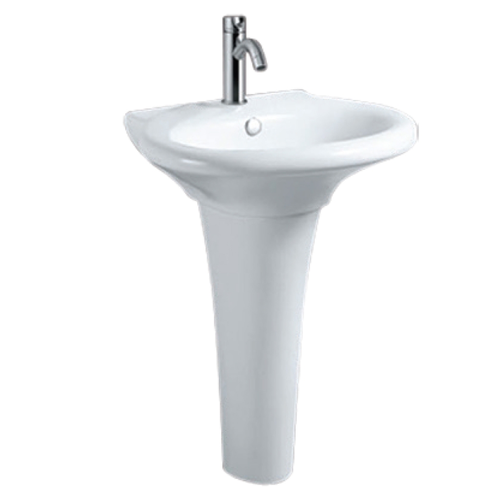 CHẬU RỬA CARANO CHÂN DÀI KL02( LAVABO MODEL: KL02 )