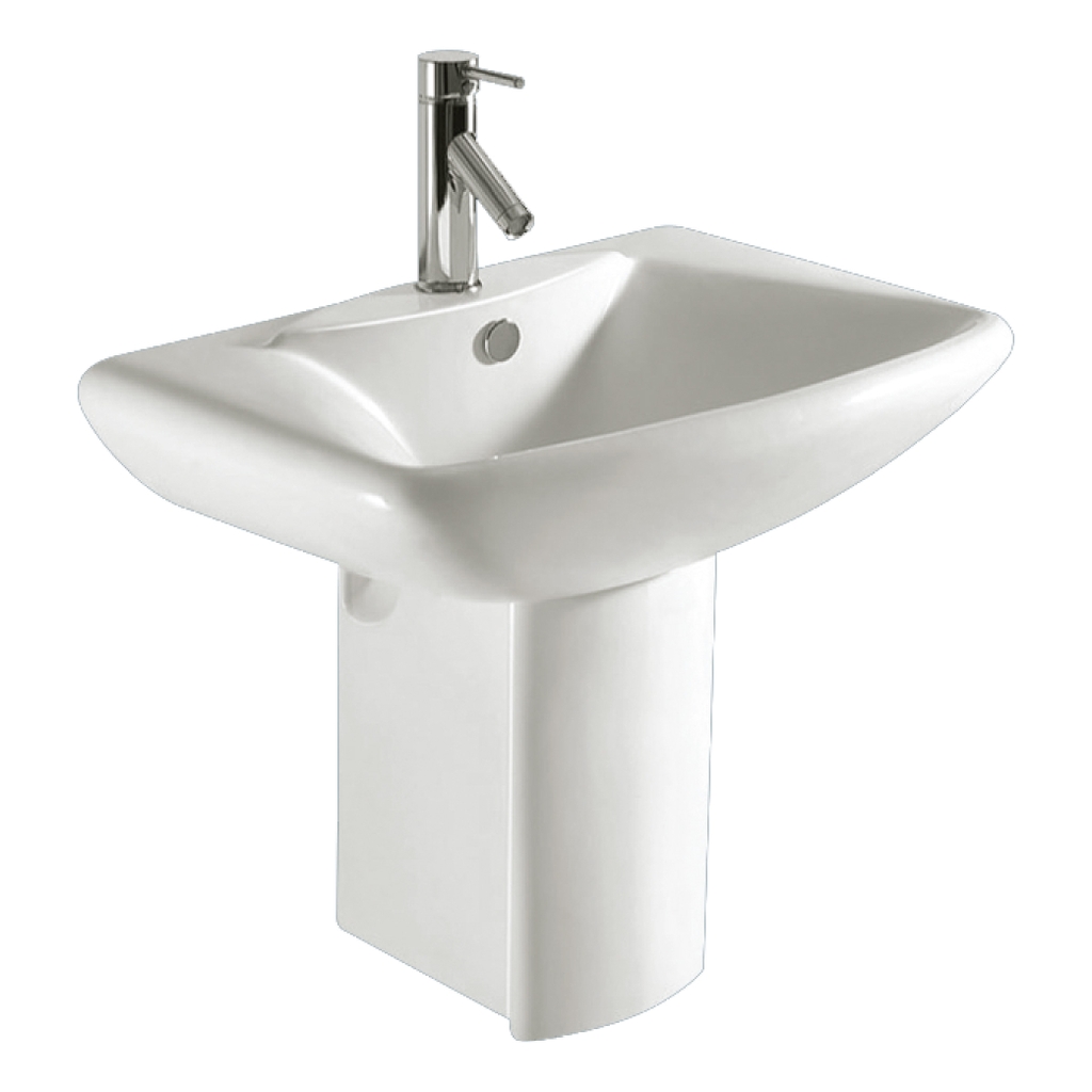 CHẬU RỬA NOUVO CHÂN NGẮN L43 ( LAVABO MODEL: L43 )