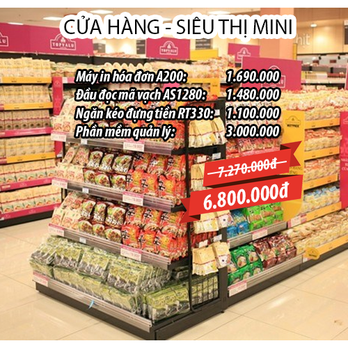 Combo Cửa hàng - Siêu thị mini