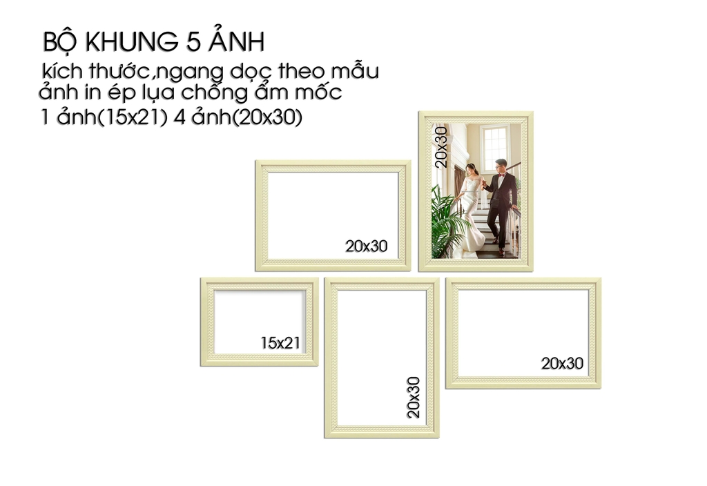 BỘ 05 KHUNG Bộ 05 Khung
