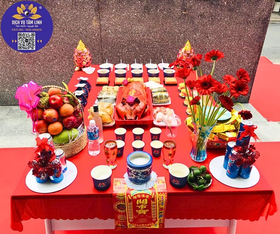 Mâm cúng khai trương heo quay tại Phú Nhuận Mâm cúng khai trương tại phường Phú Nhuận: Chọn mâm theo mô hình vận hành sau lễ