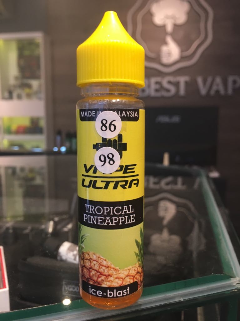 Bán Tinh Dầu Vape Malaysia Pineapple Vape Ultra 60ml Thuốc Lá Shisha điện Tử