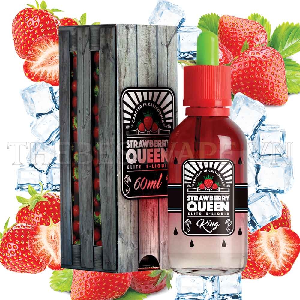 Bán tinh dầu vape mỹ Strawberry Queen 60ml shisha thuốc lá điện tử