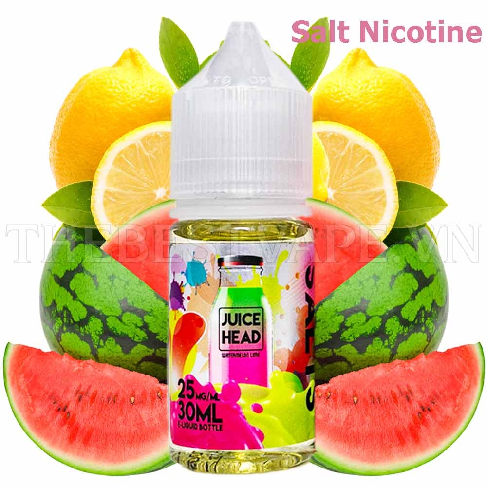 Bán Tinh dầu vape mỹ Salt Nicotine Watermelon Lime Juice Head 30ml