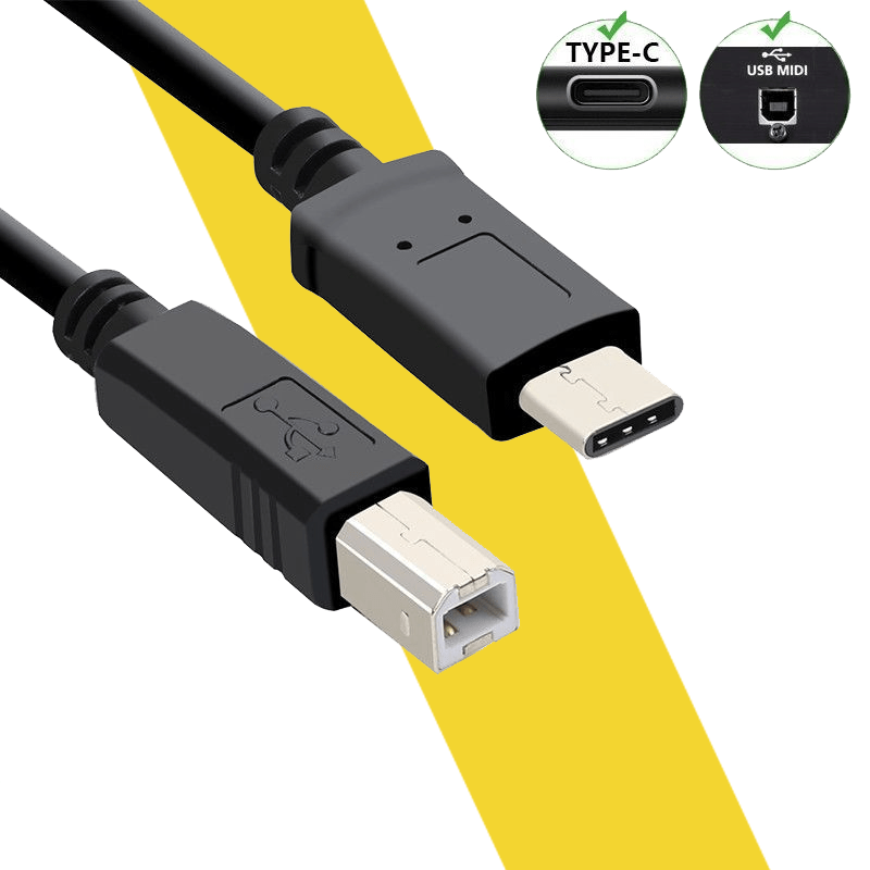 Cáp Máy In Type-C Sang USB-B Dài 1.5M Kết Nối Ổn Định