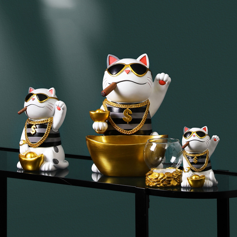Mèo Thần Tài Vẫy Tay May Mắn, Mèo Chiêu Tài Nhật Bản - Ohayo Shop