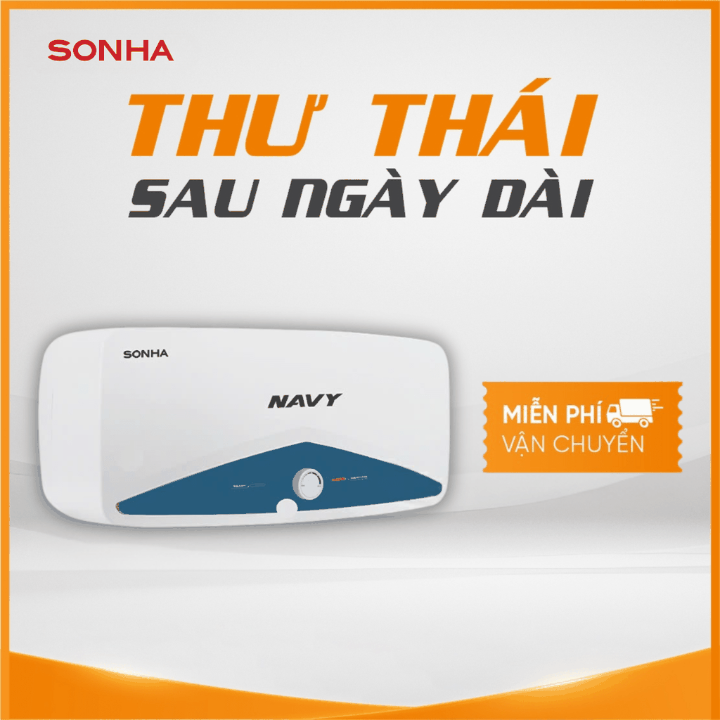 Bình nước nóng Sơn Hà NAVY ngang 20L (NAV 20N)