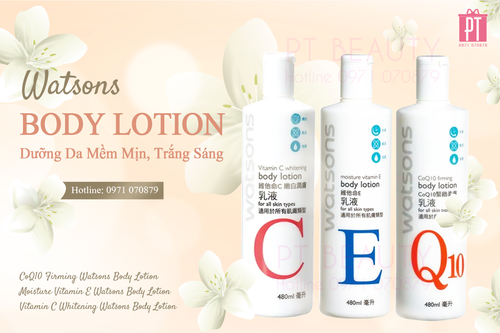 Kem Dưỡng Thể Watsons Body Lotion