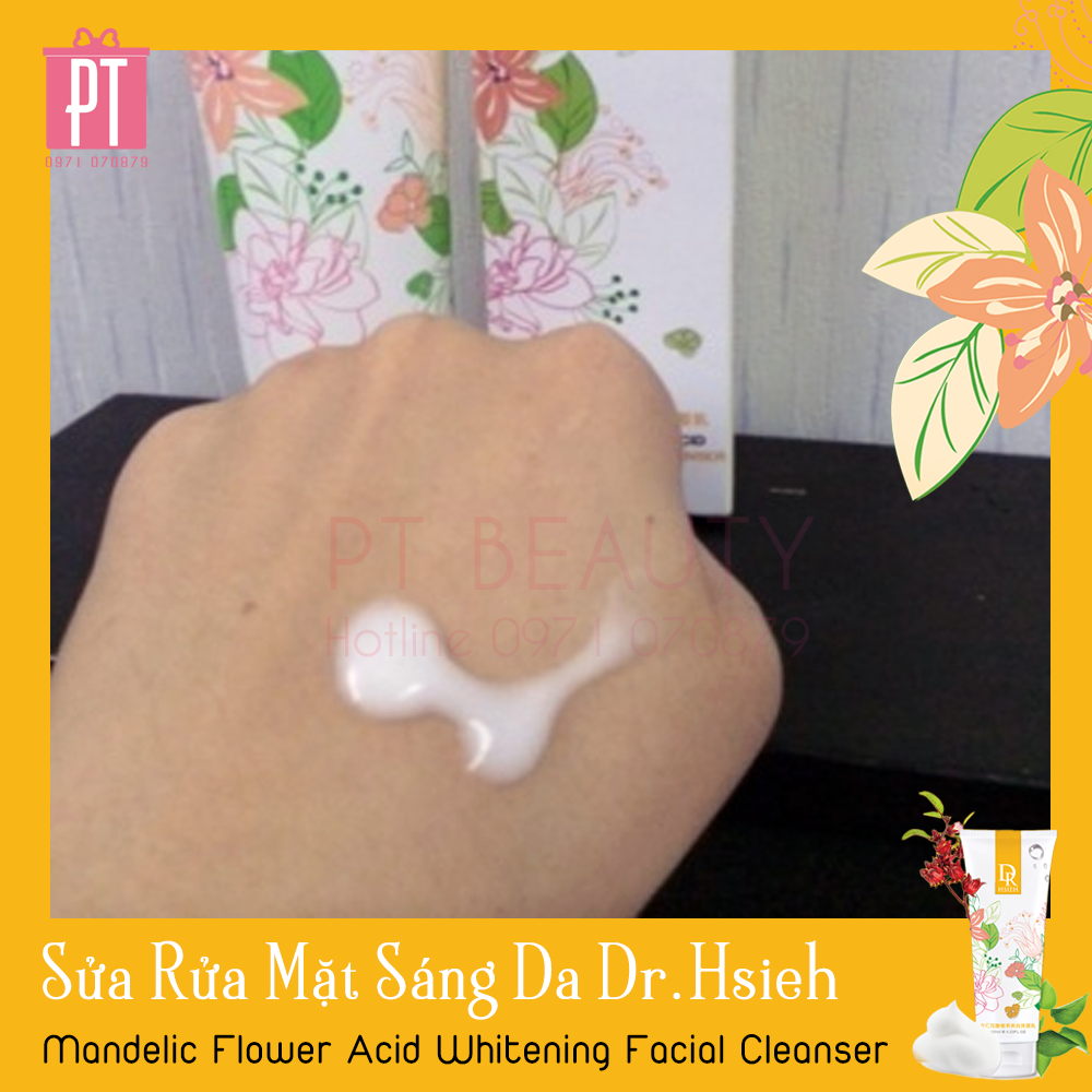 Sữa Rửa Mặt Sáng Da Dr.Hsieh Mandelic Flower Acid Whitening 120ml