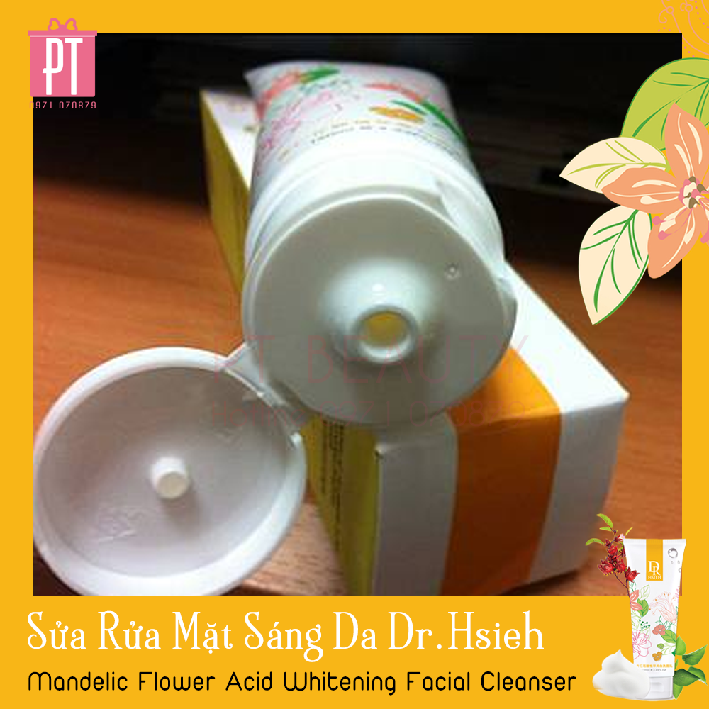 Sữa Rửa Mặt Sáng Da Dr.Hsieh Mandelic Flower Acid Whitening 120ml