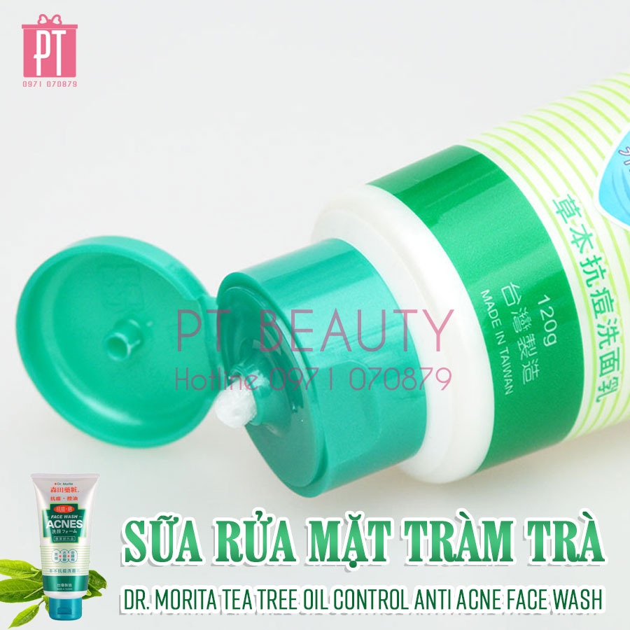 Sữa Rửa Mặt Tràm Trà Dr. Morita Tea Tree Oil Control Anti Acne Face Wash