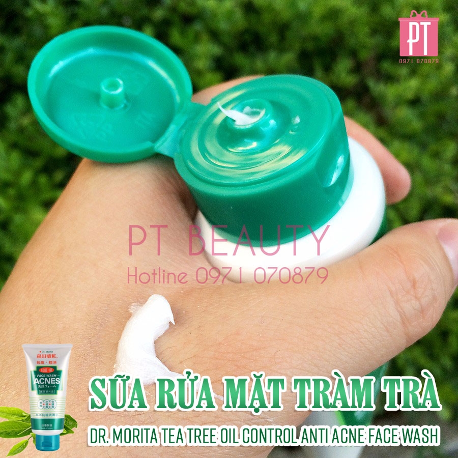 Sữa Rửa Mặt Tràm Trà Dr. Morita Tea Tree Oil Control Anti Acne Face Wash