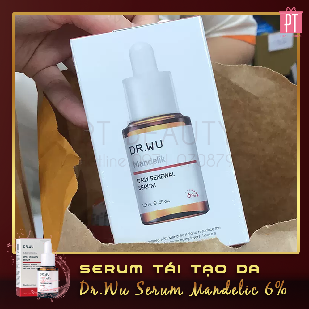 Serum Tái Tạo Da Dr.Wu Mandelic Acid 6% (15ml) 