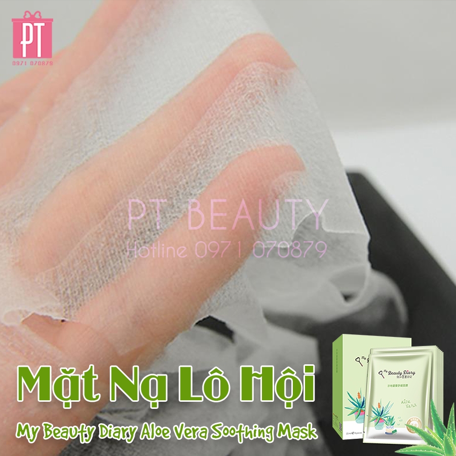 Mặt Nạ Lô Hội My Beauty Diary Aloe Vera Soothing Mask 8pcs