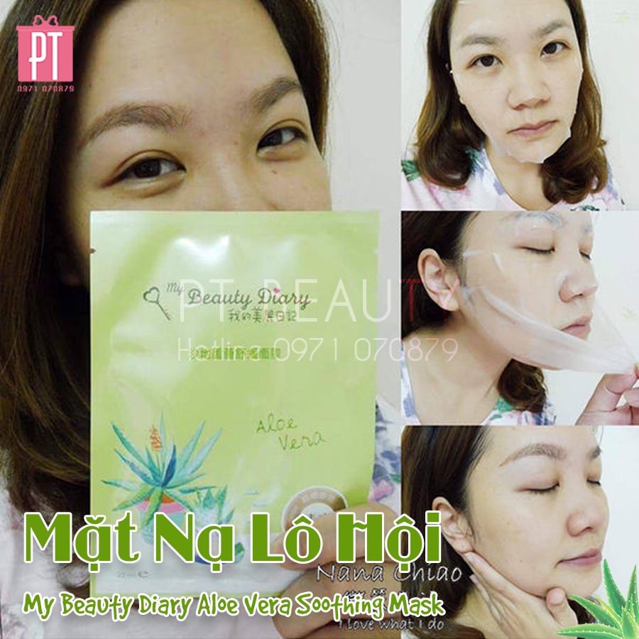 Mặt Nạ Lô Hội My Beauty Diary Aloe Vera Soothing Mask 8pcs