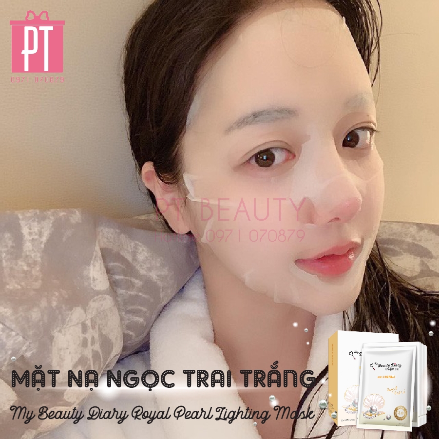 Mặt Nạ Ngọc Trai Trắng My Beauty Diary Royal Pearl Lighting Mask 8pcs