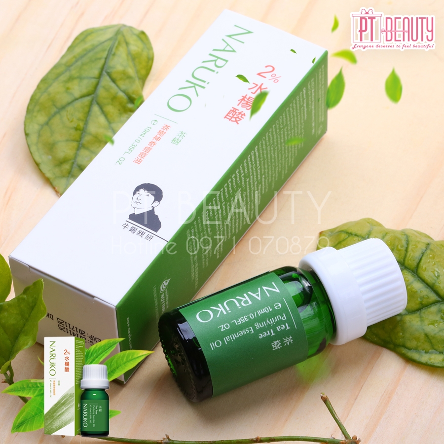 Tinh Dầu Tràm Trà Trị Mụn Naruko Tea Tree Oil Purifying Essential Oil 10ml