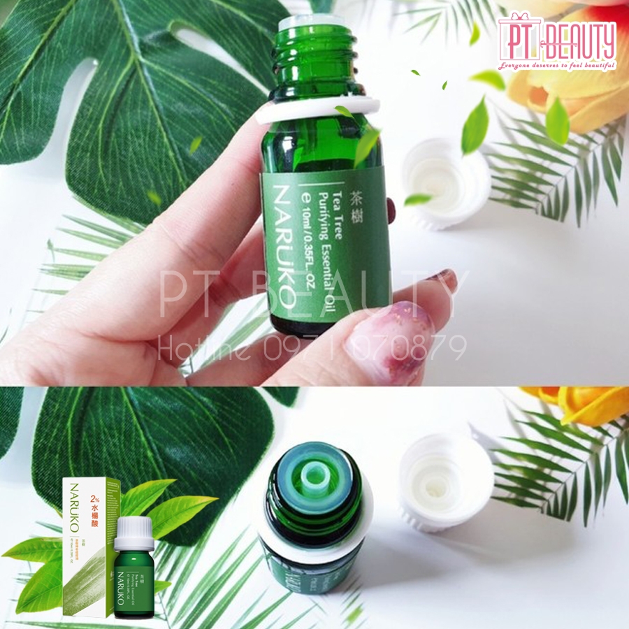 Tinh Dầu Tràm Trà Trị Mụn Naruko Tea Tree Oil Purifying Essential Oil 10ml