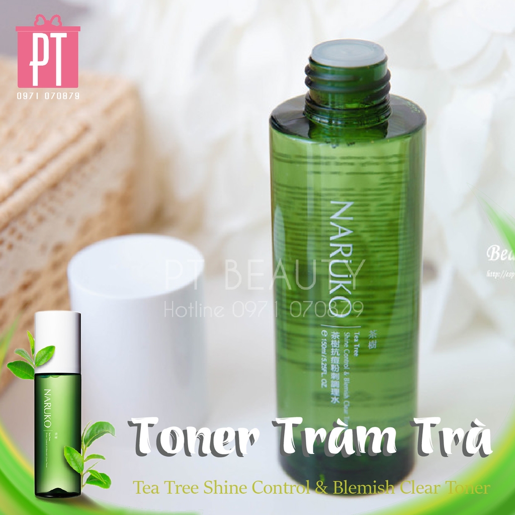 Nước hoa hồng Tràm trà - Naruko Tea tree Shine Cotrol & Blemish Clear Toner 150ml