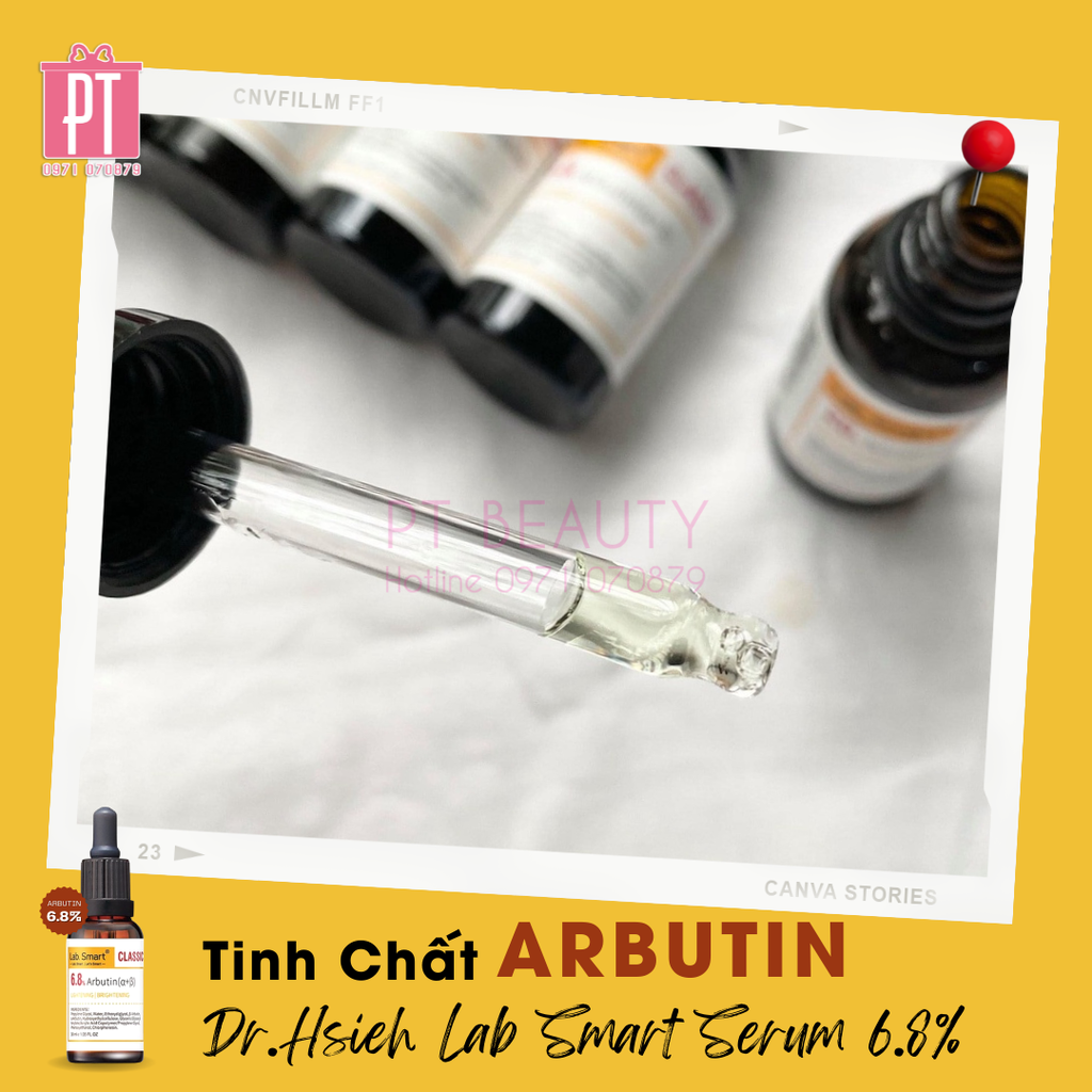 Tinh Chất ARBUTIN Dr.Hsieh Lab Smart Serum 6.8% 30ML