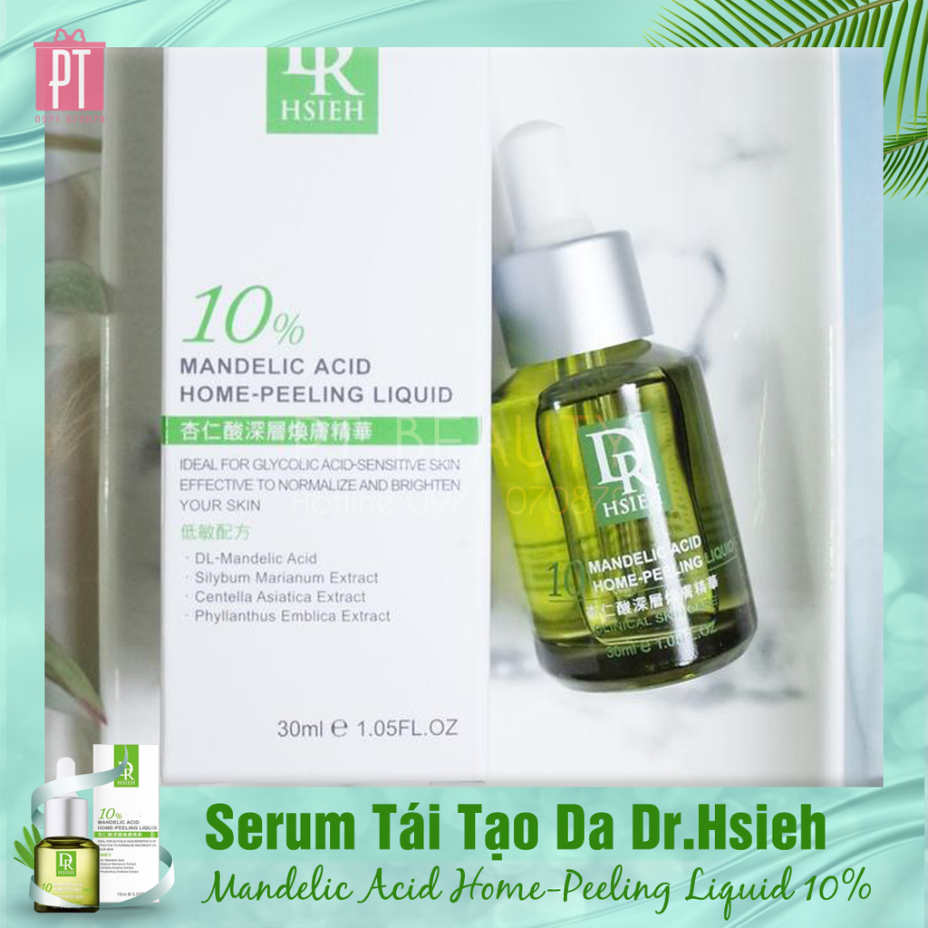 Serum Tái Tạo Da Dr.Hsieh Mandelic Acid Home-Peeling Liquid 10% 30ml