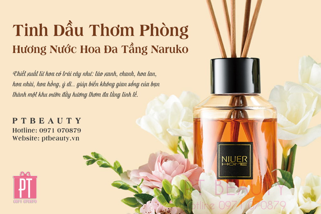 Tinh Dầu Thơm Xông Phòng Naruko (50ml)