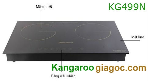 Bếp đôi điện từ hồng ngoại Kangaroo KG499N