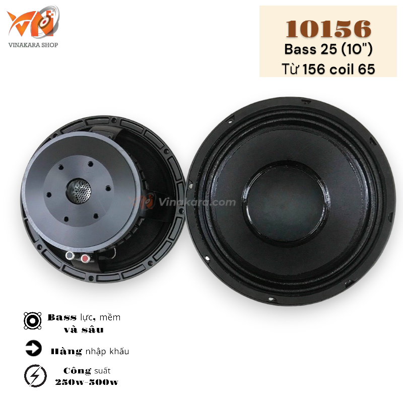 Loa bass 2,5 tấc, từ 156 coil 65, 10156, 250-500w | Vinakara.com