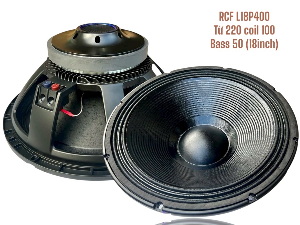 Củ loa rời Bass RCF tấc 220-100 (Kiểu lồi, gân xanh, L18P400