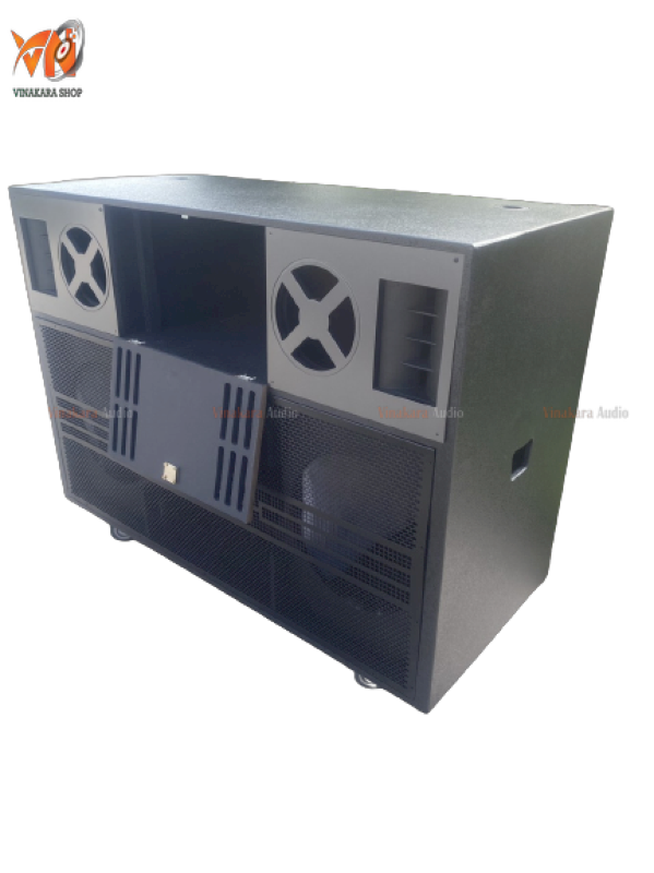 Vỏ thùng loa kéo điện 3 bass, 2 bass 4 Tấc, 1 sub 5 tấc, 2 loa ...