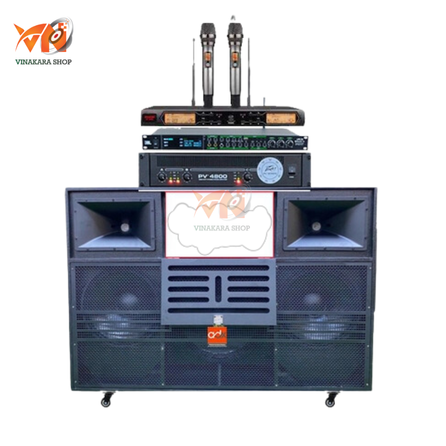 Loa kéo điện 3 bass(2 bass 40 - 1 sub 50 cm) ADX 4800 PRO ...