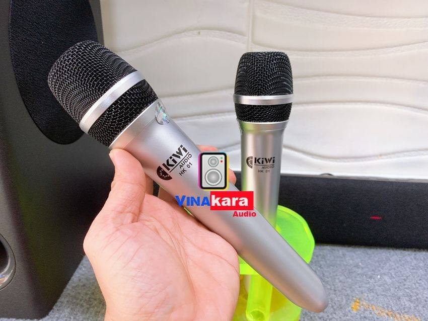 Loa soundbar kèm sub Kiwi HK01 KÈM 2 MICRO KARAOKE