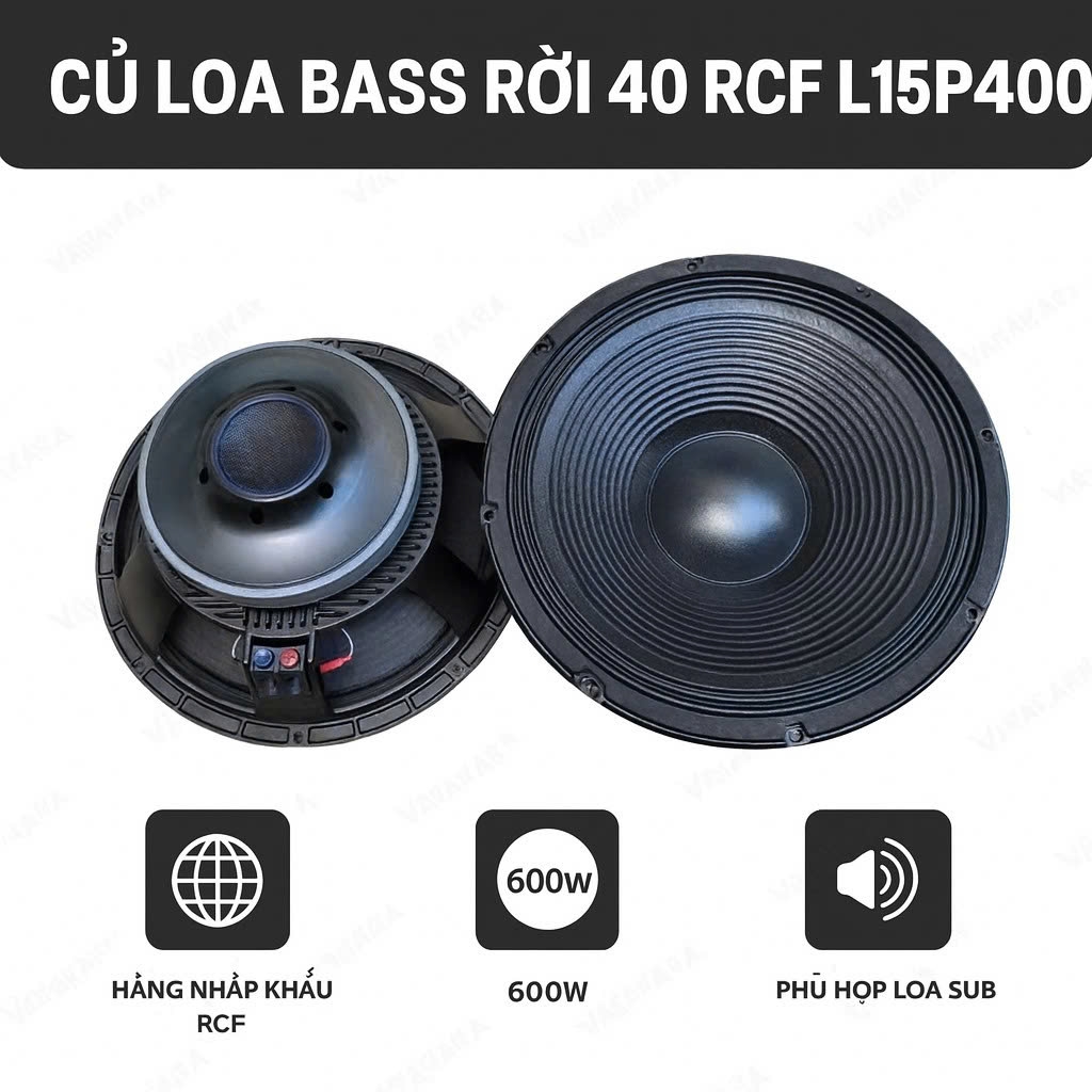 Củ loa Bass rời 40 RCF tấc, 40cm từ 220 coil 100 (L15P400