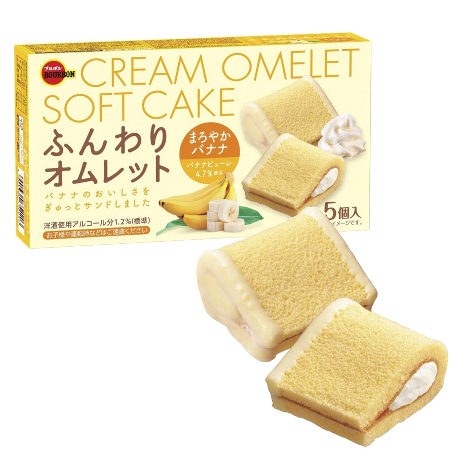 Bourbon Cream Omelet Soft Cake
