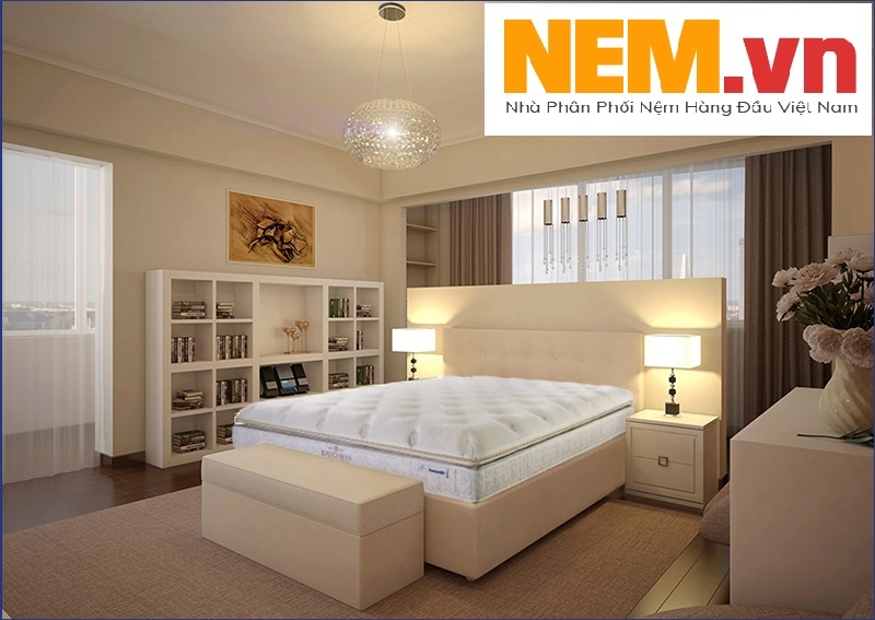 Nệm Lò Xo Túi Dunlopillo Duchess 160x200cm + 180x200cm - Mua 01 Tặng 01