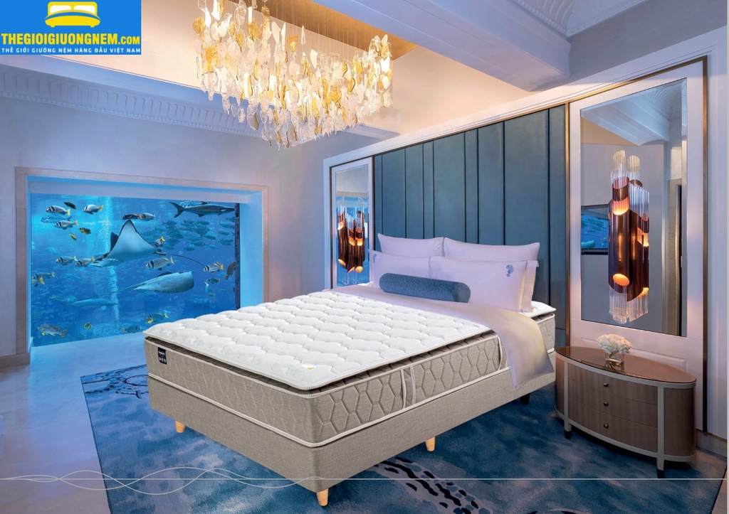 Nệm Dunlopillo Grand Suite - Lò Xo Normablock Lót Cao Su | Chuyên Dùng Cho Khách Sạn