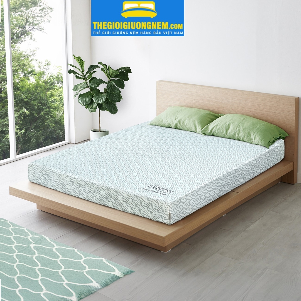 Đệm Cao Su Than Hoạt Tính Everon - Natural Charcoal Latex