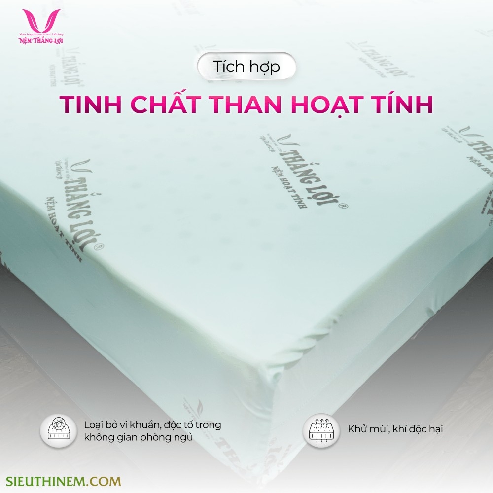 Nệm Cao Su Hoạt Tính Thắng Lợi