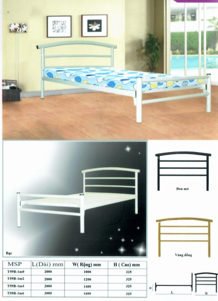 GIƯỜNG SẮT TRƯỜNG THÀNH EMMA - T59B