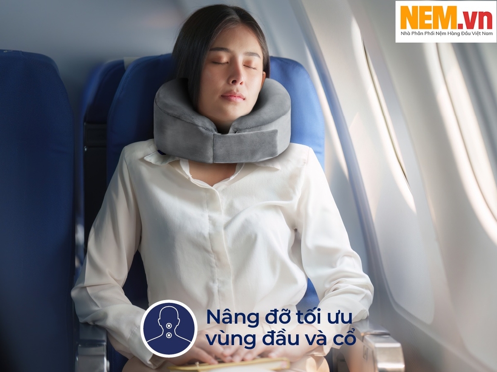 GỐI CAO SU TRAVELMATE LUX - LIÊN Á