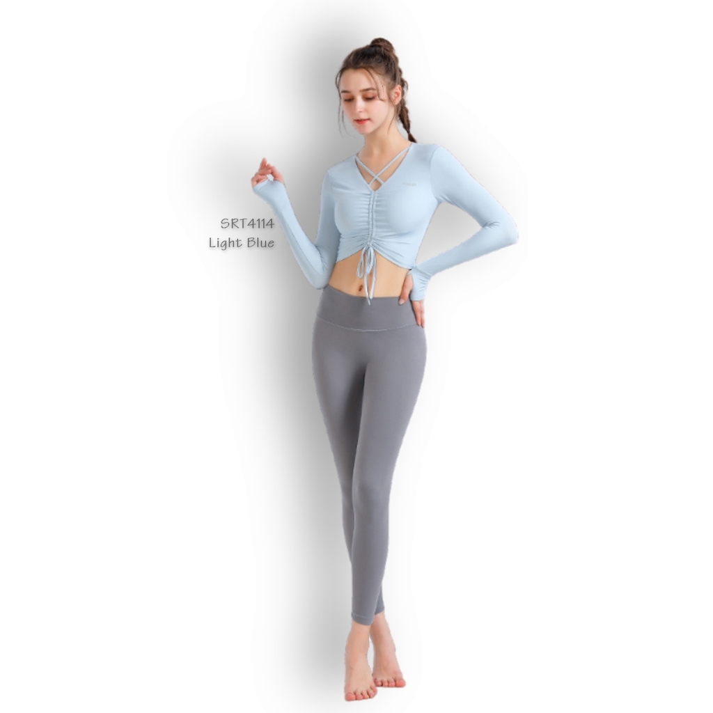 Áo tập dây rút dài tay SRT4114 beYoga
