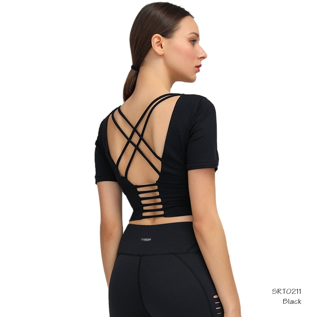 Áo tập crotop ngắn tay SRT0211 beYoga