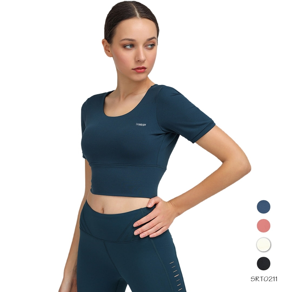 Áo tập crotop ngắn tay SRT0211 beYoga