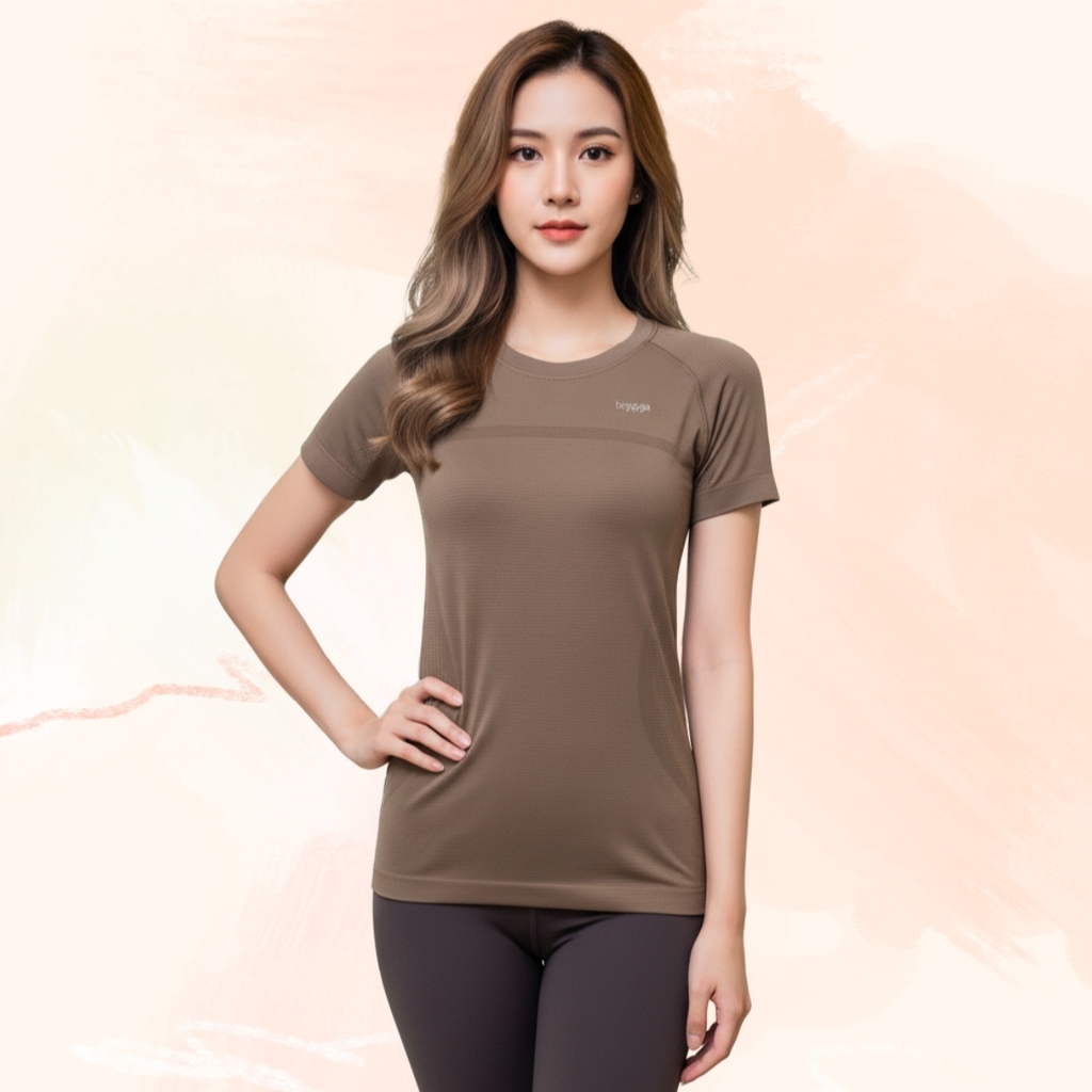 Áo thun cộc tay thể thao SRT5125 beYoga