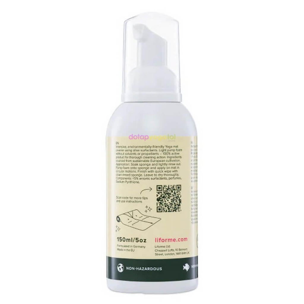 Chai bọt xịt vệ sinh thảm yoga hàng ngày Liforme 150ml