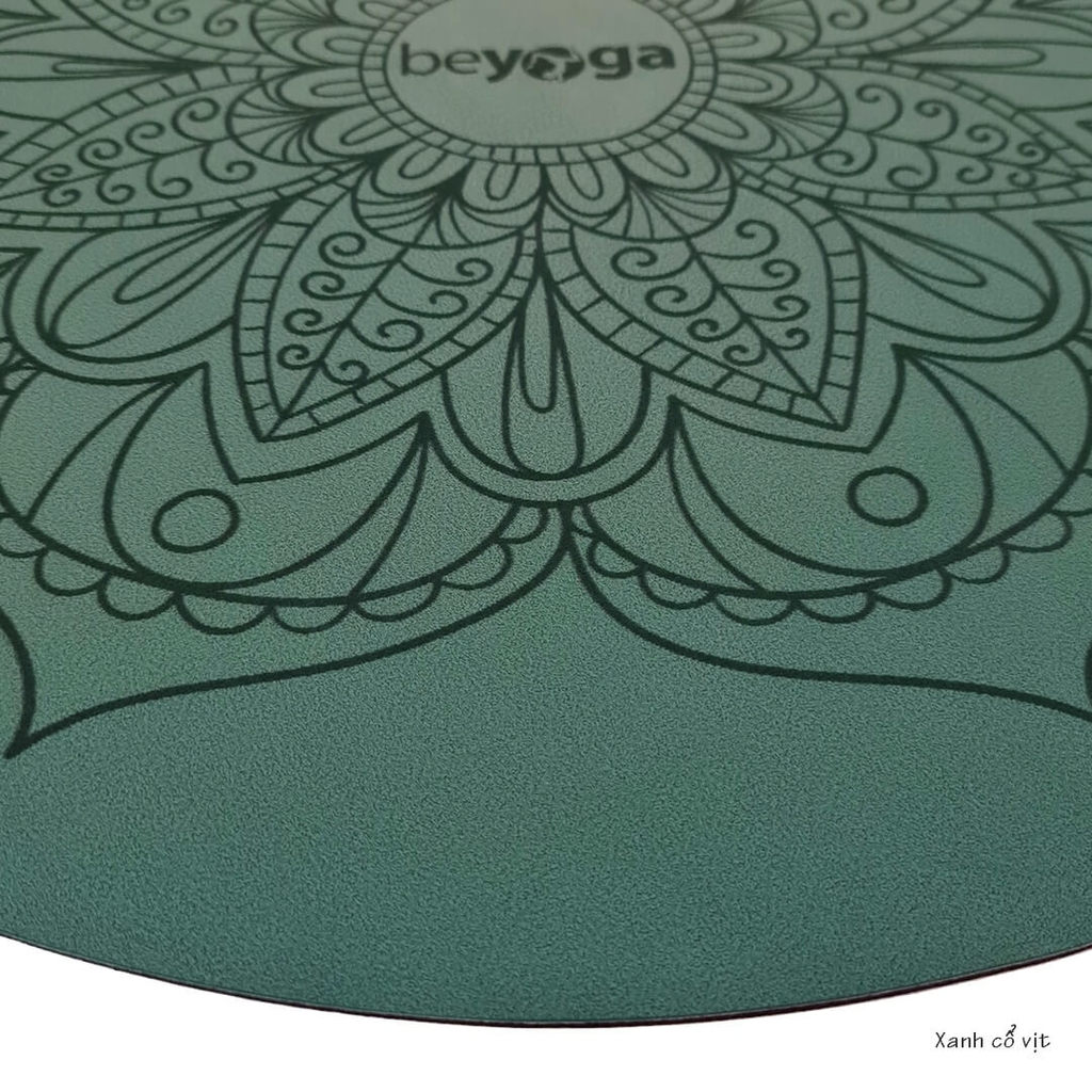 Miếng đệm Yoga & Thiền cao su PU mật độ cao beYoga tròn 60cm