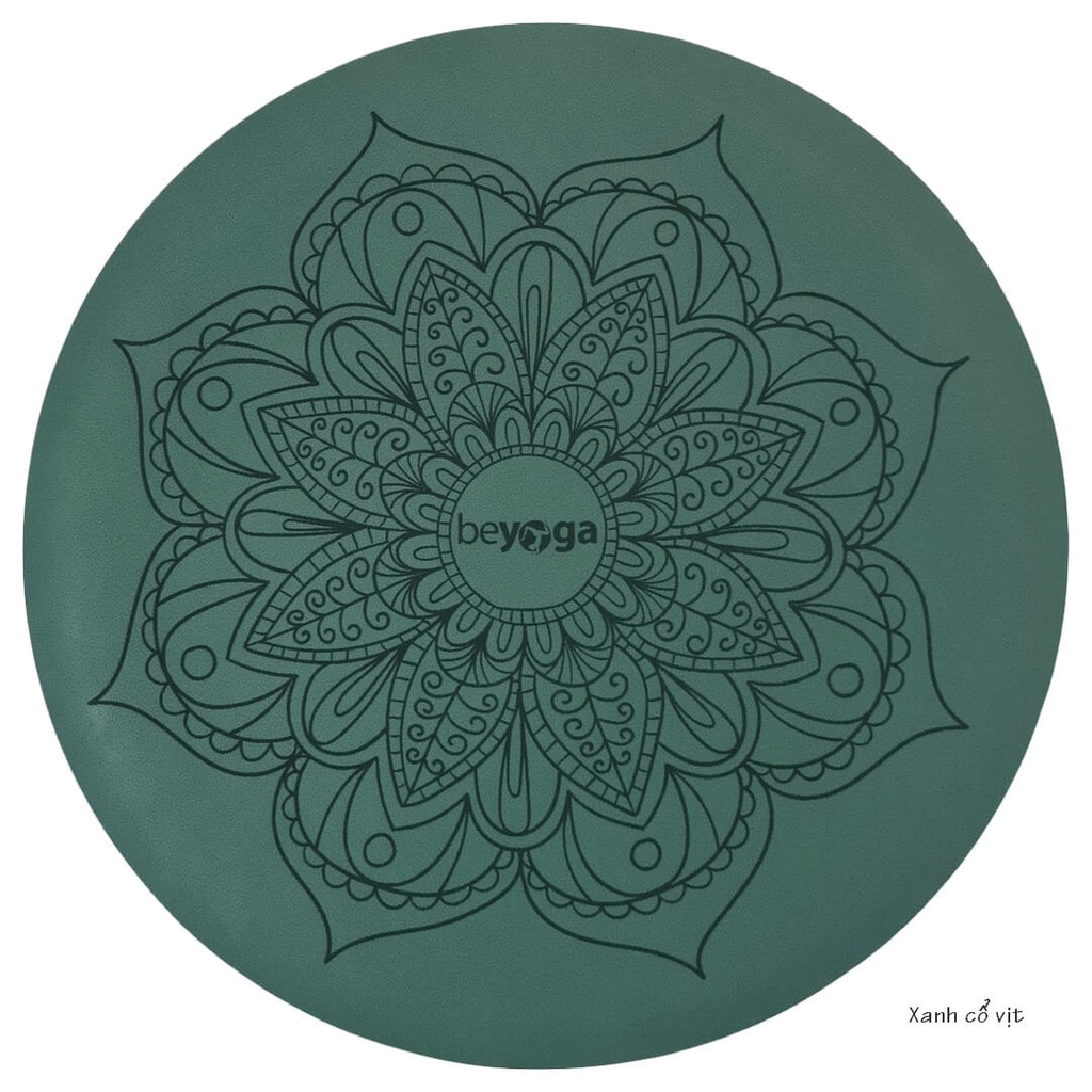 Miếng đệm Yoga & Thiền cao su PU mật độ cao beYoga tròn 60cm