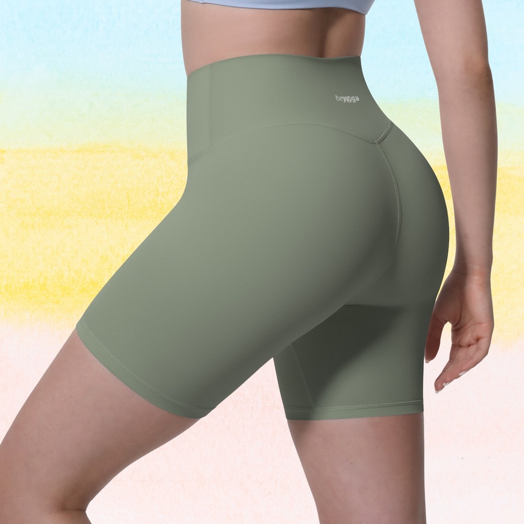 Quần Legging Ngắn beYoga SHT6131 Cạp cao nâng mông